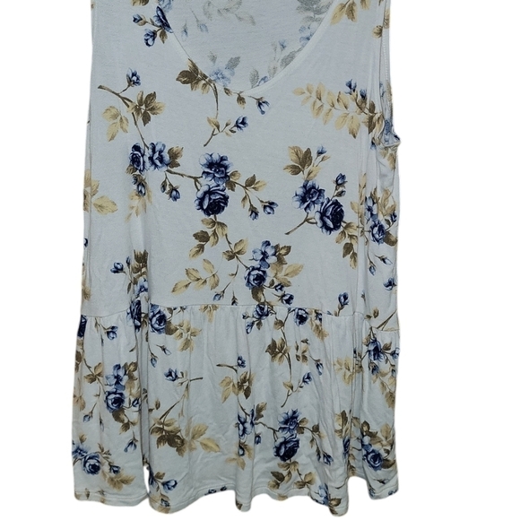 American Eagle size medium blue and beige tank top - Picture 5 of 9